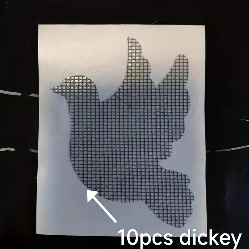 

10 шт. симпатичных водонепроницаемых заплаток для ремонта экрана в форме животных - легкое исправление разрывов и дыр, защита от комаров, A-2