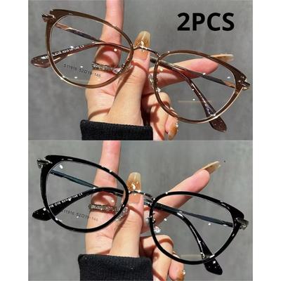 1PCS Fashion Cat Eye Photochromic Myopia Glasses Women Outdoor Color Changing UV Protection Sunglasses Near Sight Eyeglasses