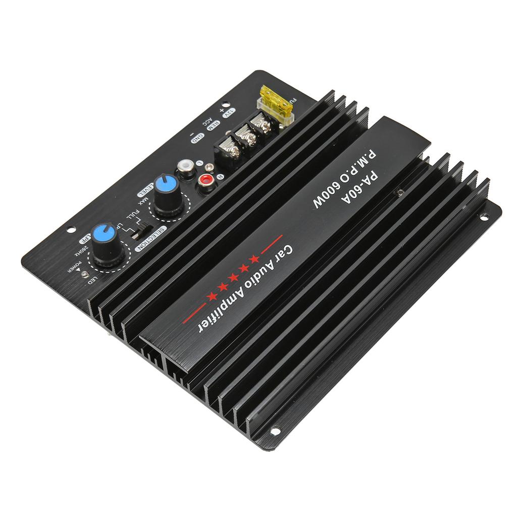 Car Sound Power Amplifier Board 12V 600W High Power Bass Subwoofer Amp Board for Cars
