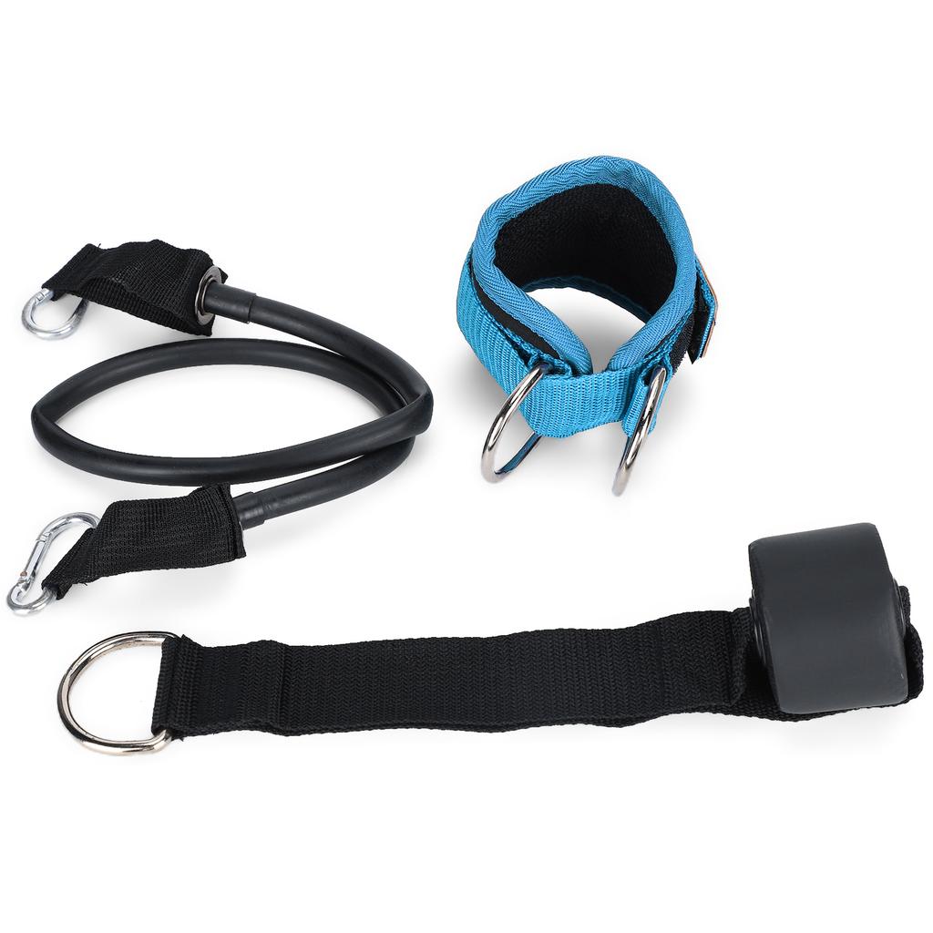 Fitness Elastic Bands for Physical Education Classes Legs Training with Ankle Ring BuckleBlue