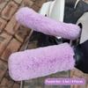 Simulated Plush Winter Motorbike Handle Grip Glove Warm Windproof Universal Cover for Scooter E-bike Daily Riding Use