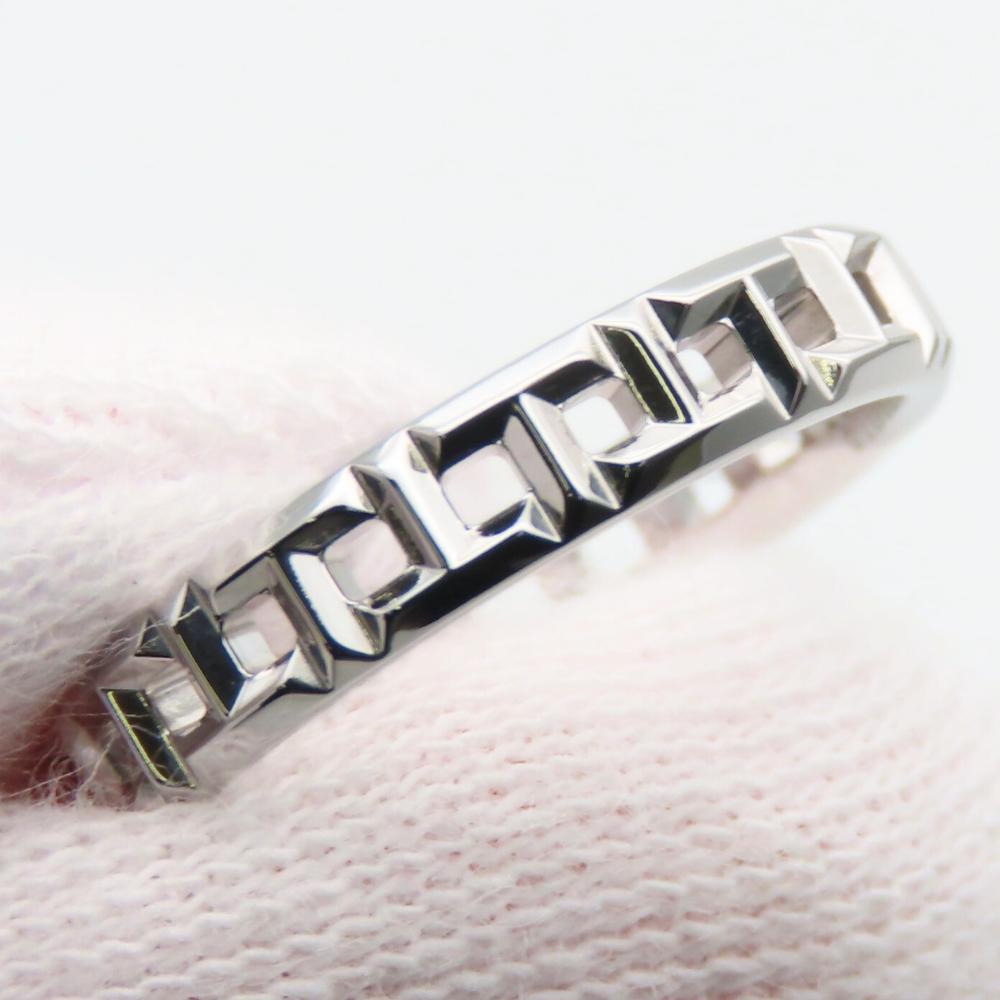 Used TIFFANY&Co. Ring T Turnalow EU#48.5 K18 White Gold 2.9g White Gold Jewelry