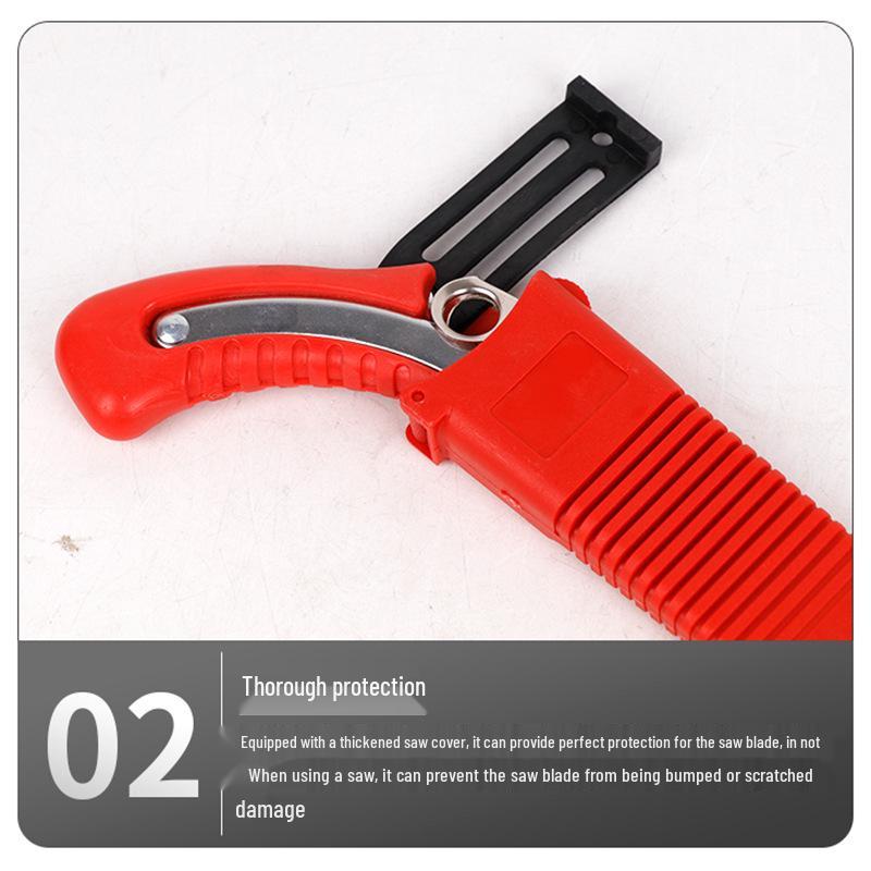 Woodworking Hand Saw with Replaceable Blade - 65 Manganese Steel for Outdoor, Garden Pruning, and Laser Marked Felling