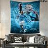 Haaland football Wall Hanging Printed Fabric Blanket Decorative Tapestries for Bedroom Living Room Home Decor