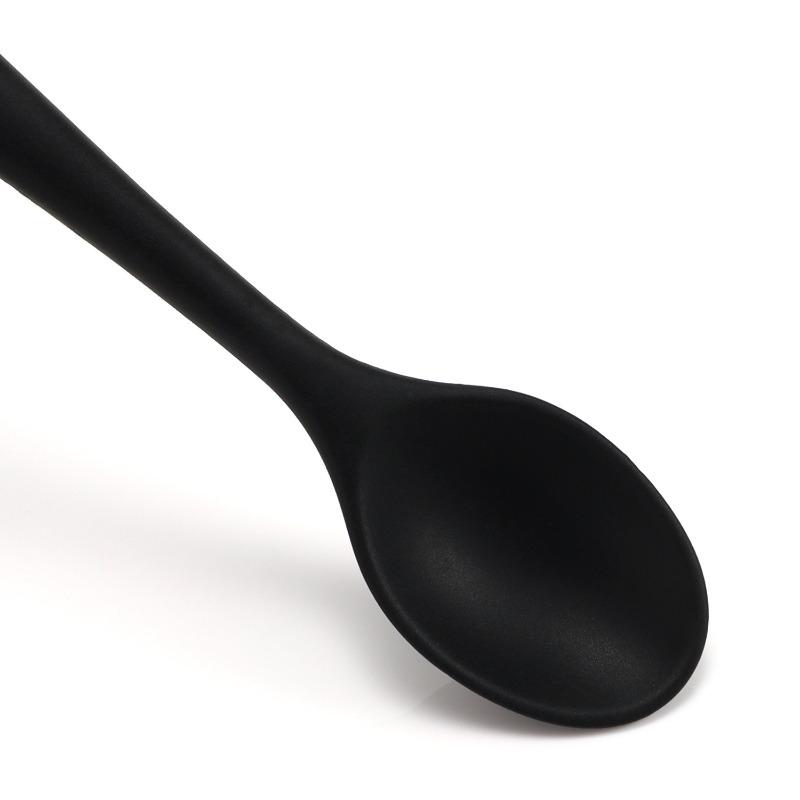 2026 New Silicone Spoon Mixing Soup Spoons Kitchen Mixing Ladle Cooking Utensils Kitchenware Tool for Stirring and Serving lijia