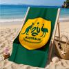 Australia Herb godło Ręcznik plażowy, Szybkoschnący, Łatwy w pielęgnacji, Odpowiedni zarówno do fitnessu, jak i na wakacje na plaży, Niezbędny sportowy