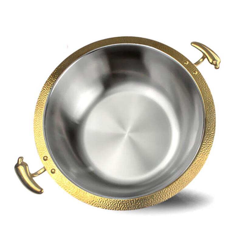 

He Xicheng 304 Stainless Steel Hammered Commercial Hot Pot
