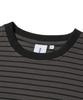 URBANDTYPE Vintage Label Striped T-Shirt_Charcoal