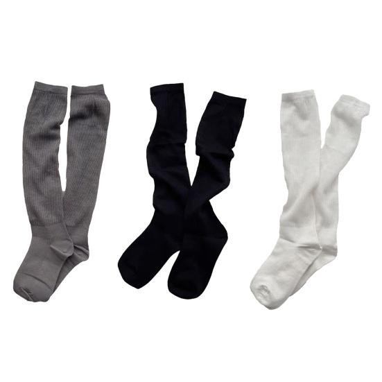 Knee High Slouchy Socks Women Slightly Sheer Scrunch Socks Girls Slouchy Boot Socks for Dating Party Street Wear