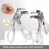 1Pc Transparent One-Clip Eyelash Curler Wide Angle Partial Lash Curler Waterproof Material for Wet Use
