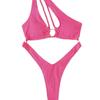 Women Solid Color Sexy One Piece Bikini Swimsuit For Beach Swimming
