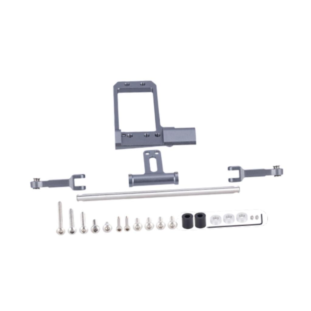 -Servo -Mount Full Hydraulic Professional Assembly 1/10 RC Crawler Lenkszylinder Kit for 1:10 Sacle