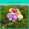 Multi-colored Foam Mushrooms Miniatures For Stunning Diy Landscape Decoration