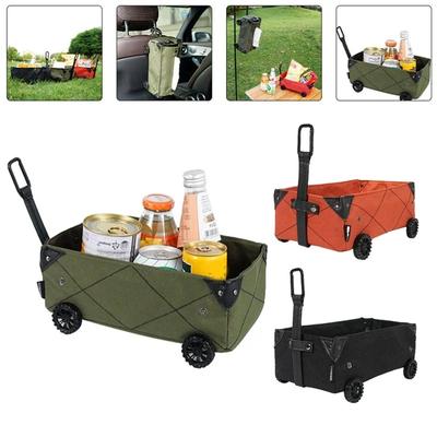 Zusammenklappbare Aufbewahrungsbox fürs Auto, Taschentuchbox für den Innen- und Außenbereich, Mehrzweck-Mini-Campingwagen