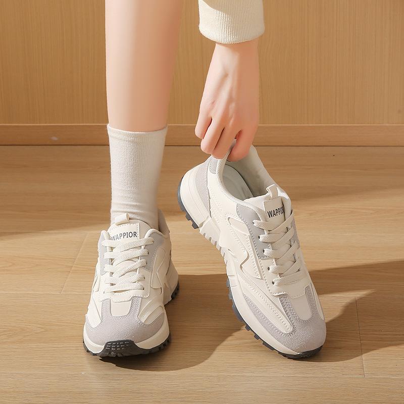 ins Korean version of the new dad shoes for women 2025 spring student sports running shoes casual shoes platform height increase 5078