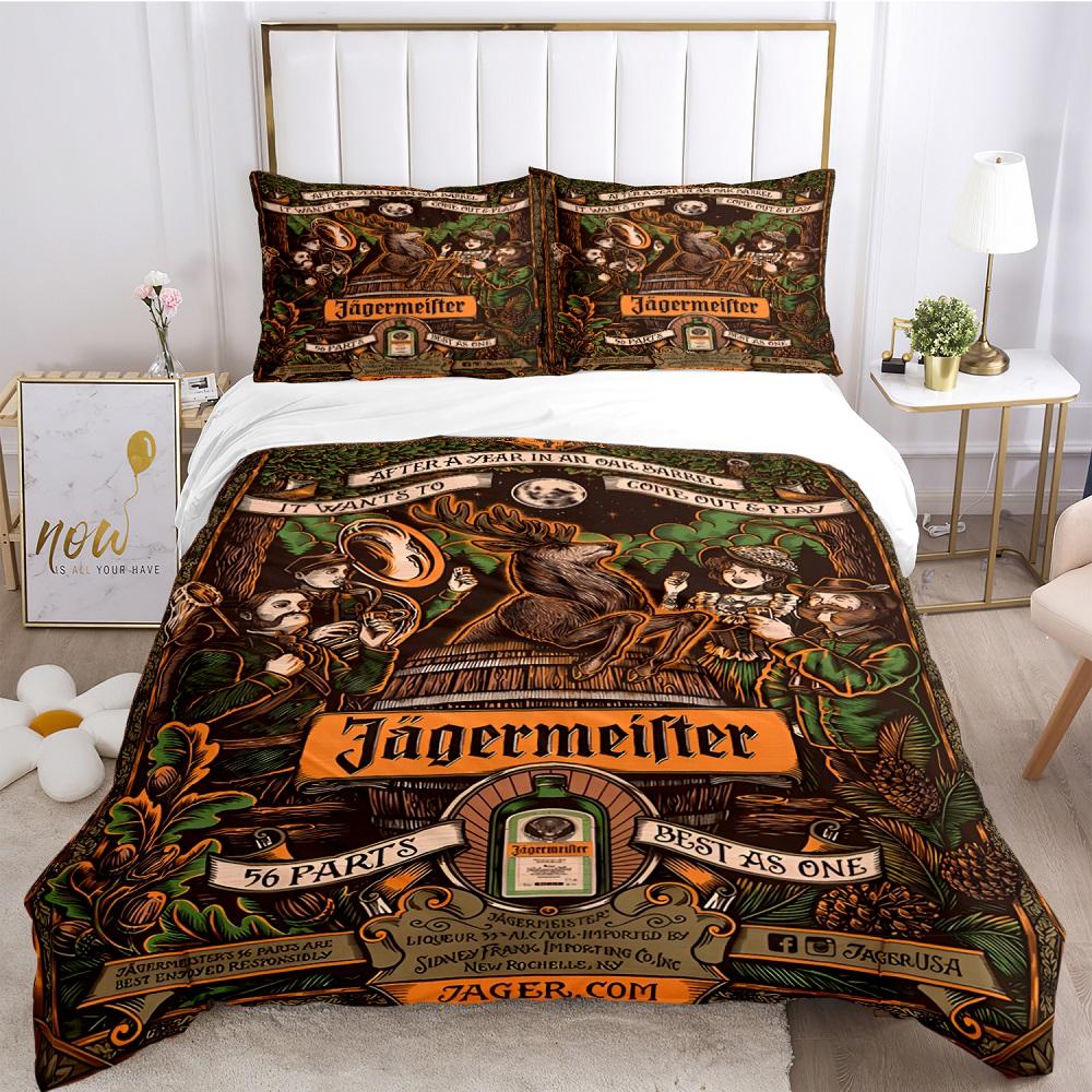 Deerhead Element Casal All Season Duvet Cover Comforter Bedding Sets Soft Quilt Cover And Pillowcases Single/Double/Queen/King