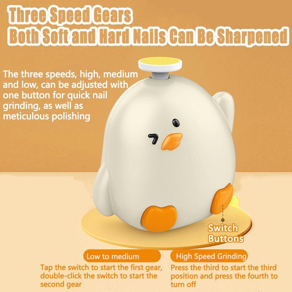 Cartoon Baby Nail Clipper Chicken Shape Baby Nail Grinder Baby Nail Care  Mother and Baby Use
