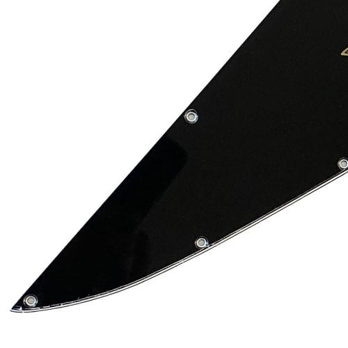Guitar Pickguard for Gibson Firebird/Thunderbird Bass Guitar Pickguard Scratch Plate (3-Ply Black-1)