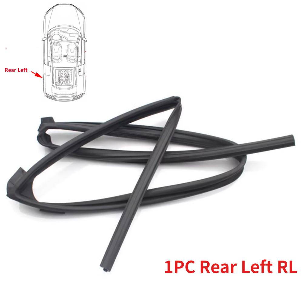 Car Front Rear Door Window Glass Lifter Frame Upper Rubber Sealing Strip For Suzuki Vitara LY 2015-