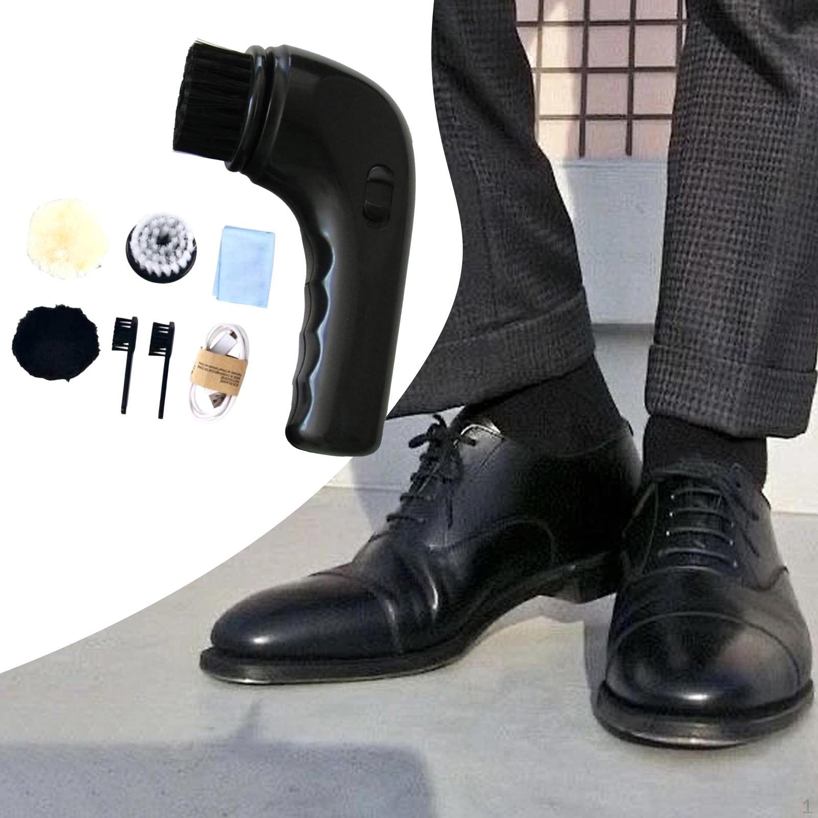 

Электрическая щетка для полировки обуви Инструмент для ухода за кожей для обслуживания автомобильных сидений