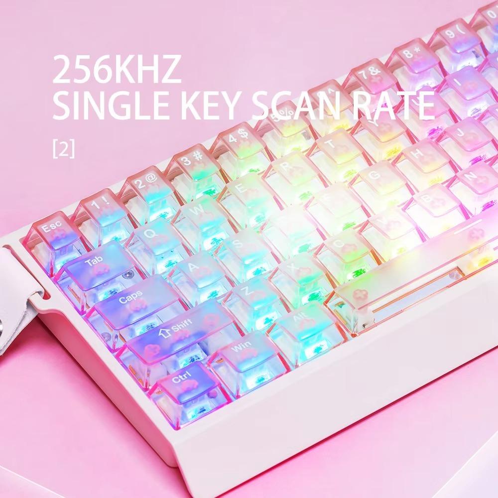 Carotmas Merscury 68 Magnetic Keyboard 8K 0.001mmRT Zero Dead Zone Low Latency Wired Ergonomic Gaming Keyboard for PC Gamer Gift