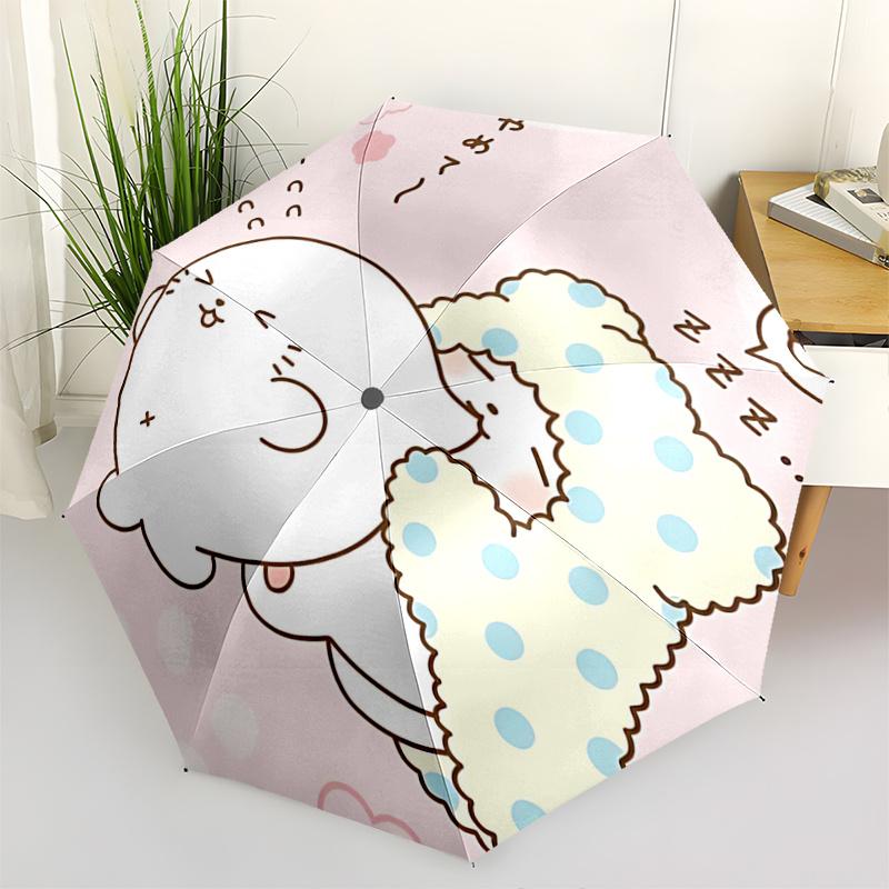 

1pc Polka Dot Umbrella: Automatic Opening & Closing, Foldable Design, Ideal for Fans, Travelers, Everyday Use - Perfect Gift!T049