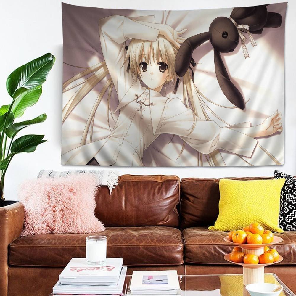 Anime Yosuga No Sora Wandteppich Kunstdruck Japanischer Wandteppich Anime Wandbehang Heimdekoration