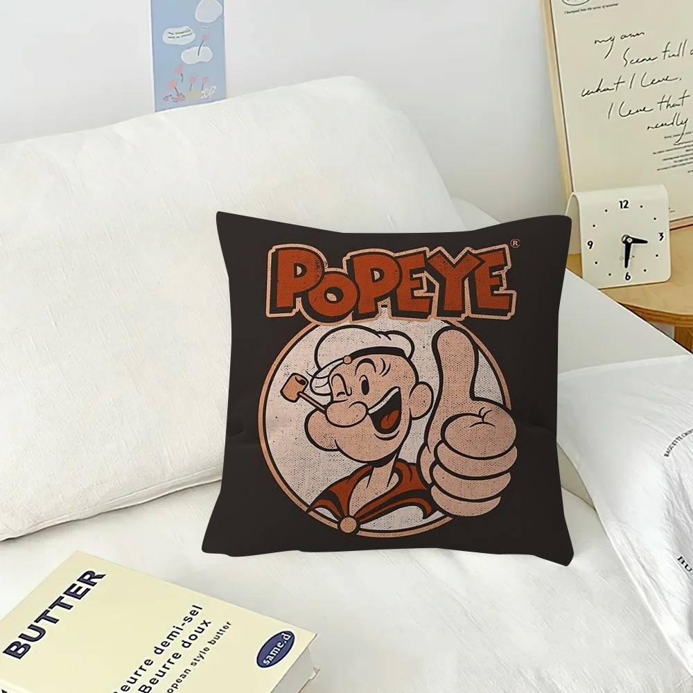 Classic Anime P-popeye  Pillow Cover Sofa Cushion Cover Home Room Decoration Children Gift