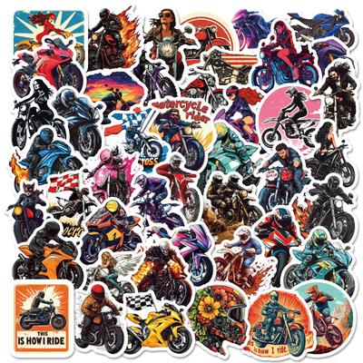 50 New Personalized Motorcycle Motorcycle Graffiti Stickers Outdoor Sports DIY Skateboard Suitcase Stickers