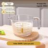 Multi-purpose Heat-Resistant Glass Mixing Bowl with Scale