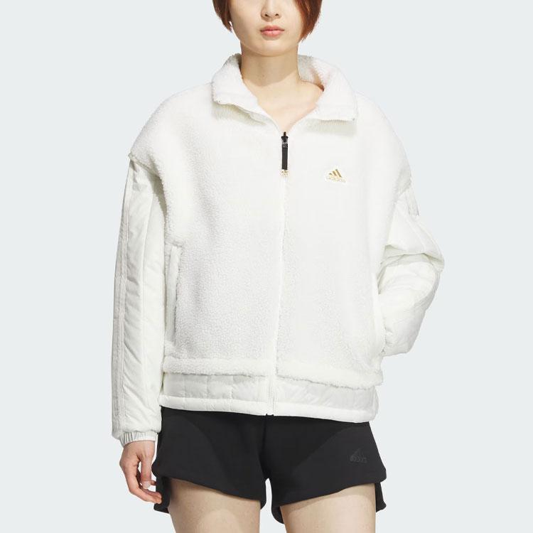 New Adidas FW23 Jackets Coats Women's Jade White IX5957
