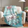 Fun Cartoon This Dog Blanket Warm Soft Suitable For Bedroom Sofa Bed Living Room Office Travel Camping Gifts