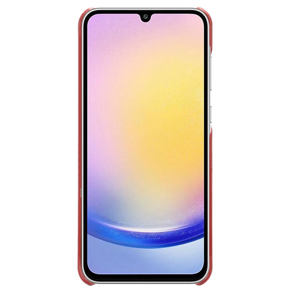 For Samsung Galaxy A25 5G (Global) (161.0 X 76.5 X 8.3mm) Case Leather Coated PC Calf Texture Back Phone Cover
