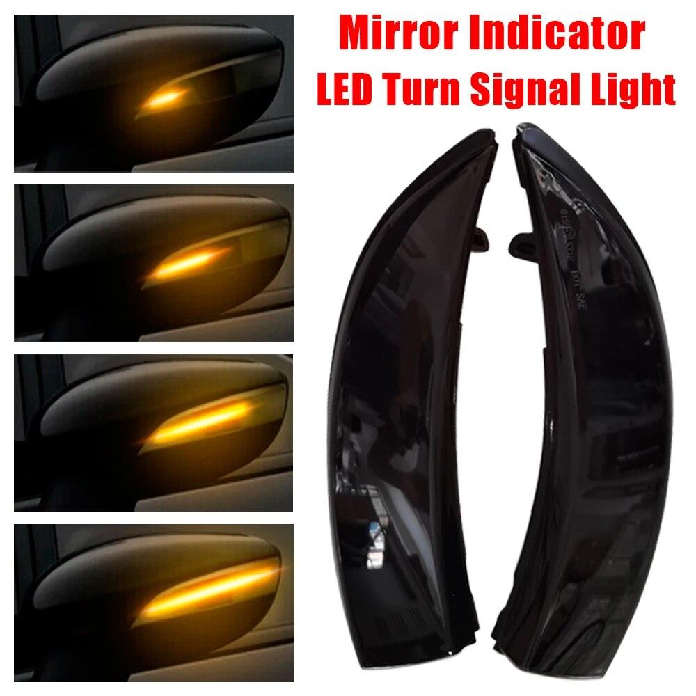 Dynamic Blinker For FORD Fiesta MK8   Mk7 08-17 LED Side Wing Flowing Turn Signal Light Side Lamp Arrow