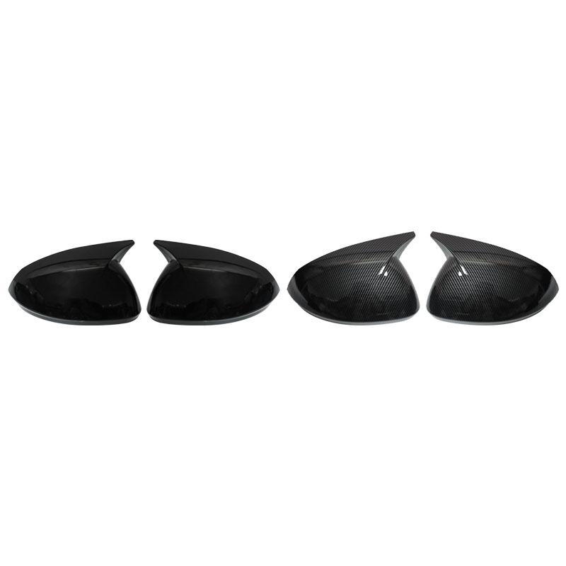 Rearview Side Mirror Cover Wing Cap Car Sticker Exterior Door Rear View Case Trim Carbon/Black For Hyundai Sonata 11th 2025