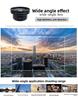 Universal Mobile Phone External Camera Lens Kit Double-layer Optical Glass No Distortion Wide-Angle Macro CPL Starlight ND