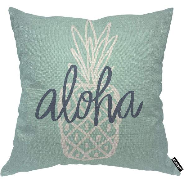 AOYEGO Persian Carpet Tribal Pattern Throw Pillow Cover Persian Embossing Ethnic Geometric Chaotic Diamond Grid Zigzag Pillow Case 18x18 Inch