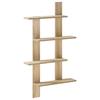 Wall Shelf Sonoma Oak 61 X 13.5 X 105 Cm Engineered Wood