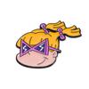 Cartoon Adventure Animated Enamel Pins Yellow Hair Naughty Girl Anime Characters Brooches Lapel Badge Jewelry Gifts for Friends