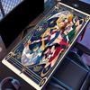 Podkładka pod mysz z nadrukiem Sailor Moon, do klawiatury, laptopa, PC, do biura, domu, Dekoracja biurka, Idealny prezent urodzinowy dla graczy