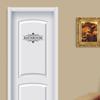 Removable Toilet Door Stickers Black Bathroom Wall Sticker WC Doorway Sign  Living Room