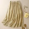 Elastic Waist Wide Leg Loose Double Layer Skirt