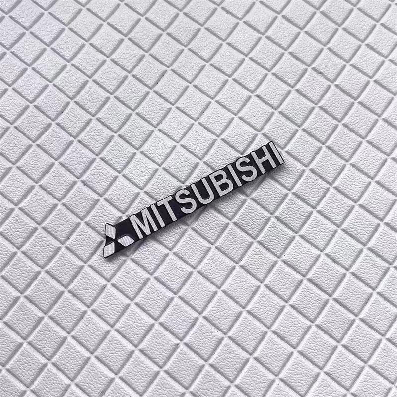 4PCS 3D Aluminum Speaker Stereo Speaker Badge Emblem Sticker for Mitsubishi asx lancer outlander pajero car styling Accessories