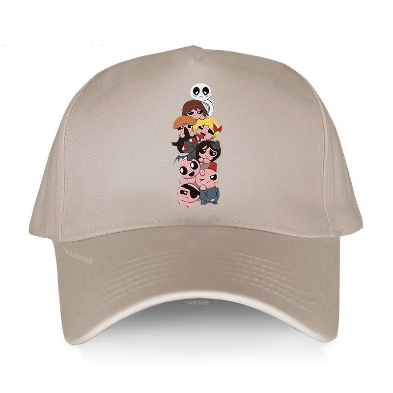 Männer Baumwolle Baseball Cap Hip-Hop Hüte Camisetas Masculina Die Bindung von Isaac Teenager Mode weibliche Snapback kurze Visier Hut