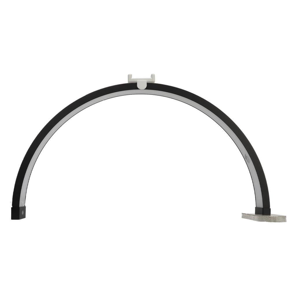 Half Moon Nail Desk Lamp 27 Inch 40W 2000LM 3200K to 5600K Half Moon Beauty Light for Lash Extension Skincare