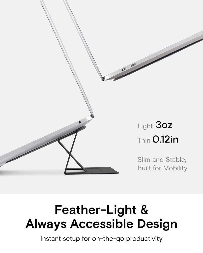 MOFT Direct Laptop Notebook PC Stand with Heat Dissipation Supports Up To Compatible with Tablets [Official Store] Stand, Holes, Portable, Foldable,