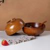 Japanese Style Wooden Bowls Handmade Crafts Wooden Utensils New Food Containers  Tableware