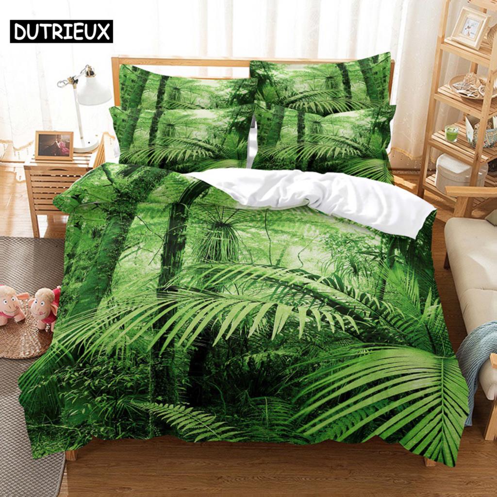 Banana Leaves Bedding Set Duvet Cover Set 3d Bedding Digital Printing Bed Linen Queen Size Bedding Set Fashion Design