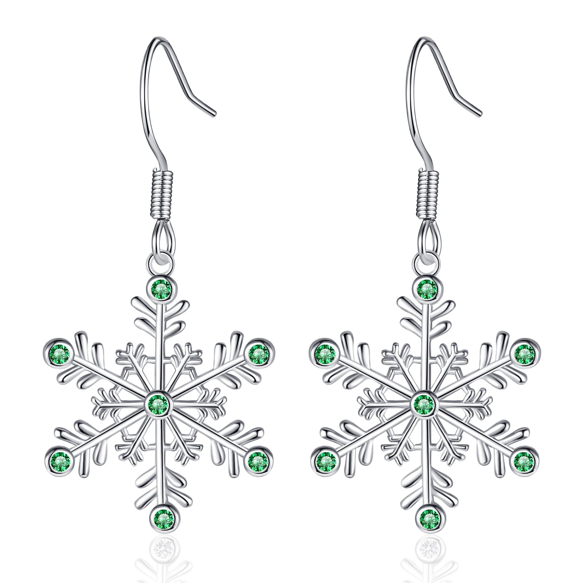 

Новые рождественские серьги, нишевый дизайн, универсальная подвеска в виде снежинки, изысканные модные серьги