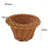with Handle Imitation Rattan Handhold Household Braid Storage Baskets  Living Room Decoration
